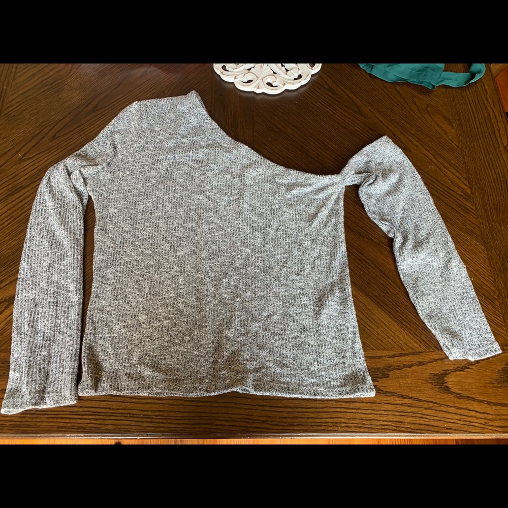 Gray sweater